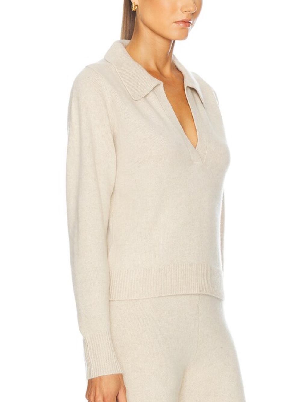 SPRWMN Henley Cashmere Sweater